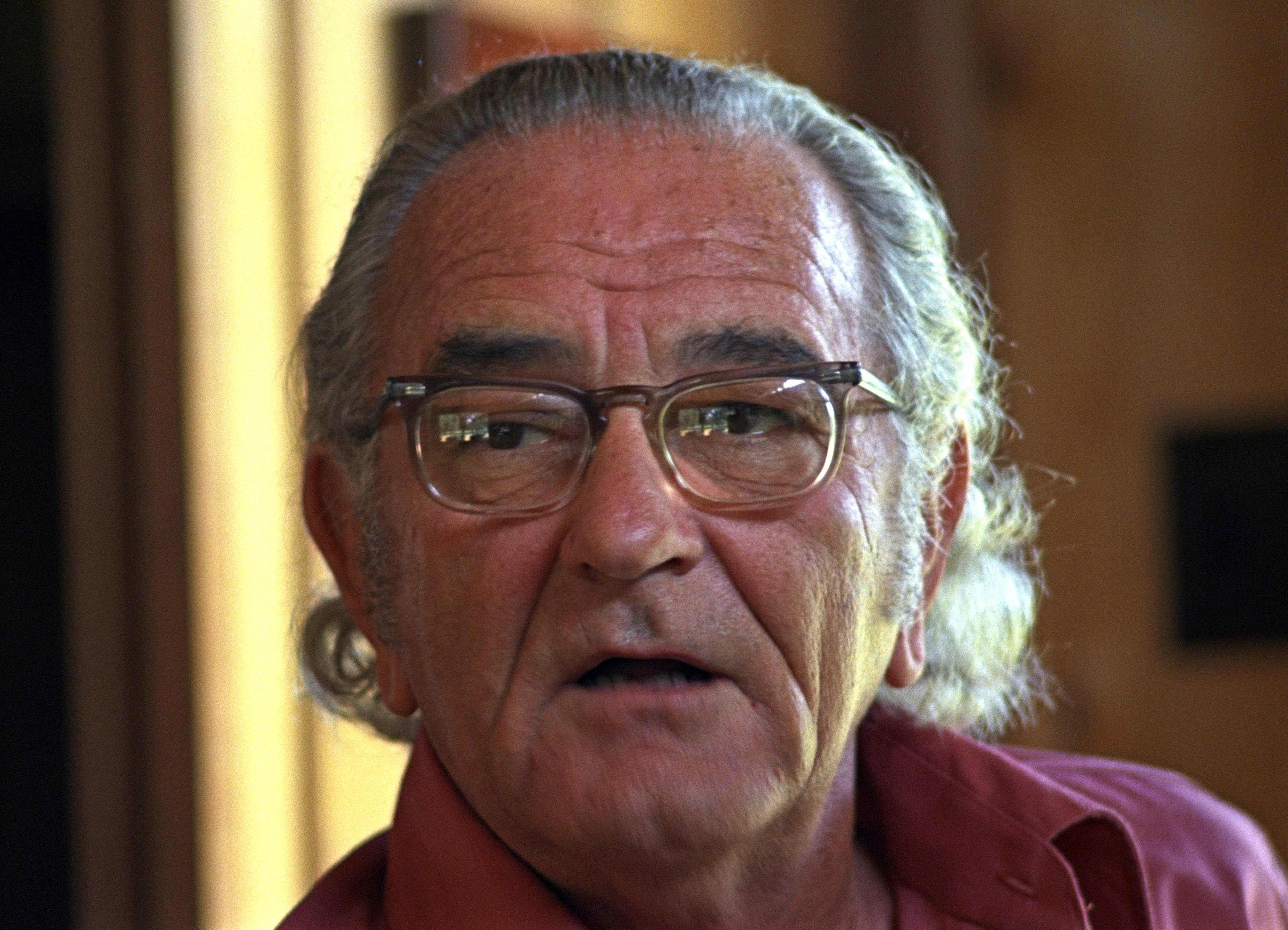 Lyndon B Johnson With Long Hair During An Interview In August 1972 3 881 2 802 Historyporn