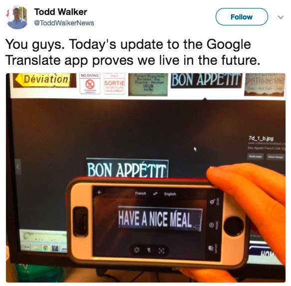 Permissions notice • microphone for speech translation • camera for translating text via the google translate is now a form of augmented reality and is adapted for educational purposes. Google Translate App Now Allows You To Translate With Your Camera Earthly Mission