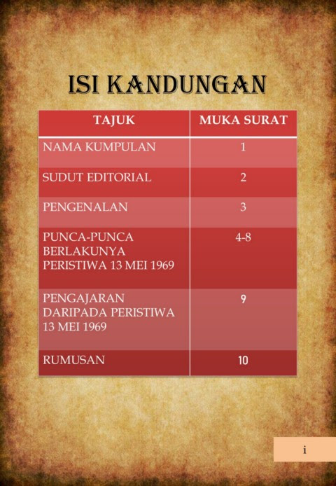These files are in pdf so right click them and save as to download them. Peristiwa 13 Mei 1969