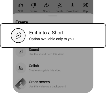 How to edit your video into a Short.