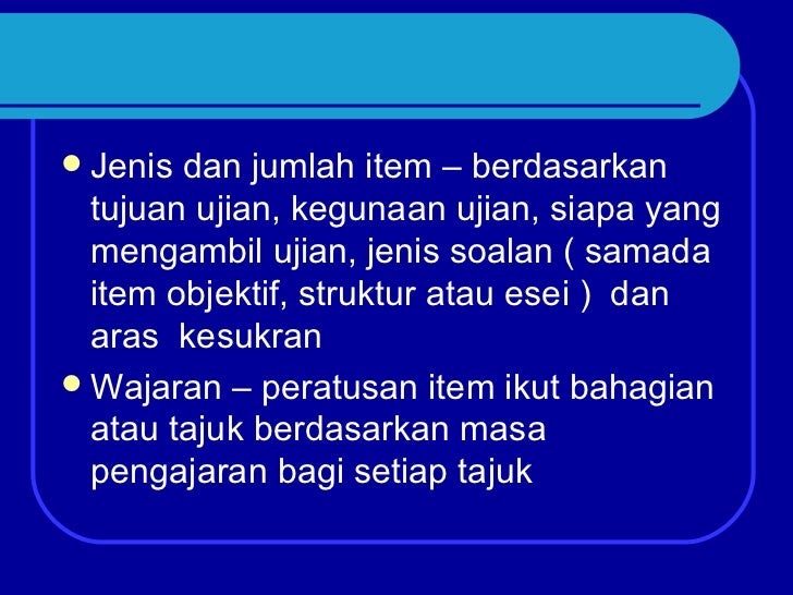 Contoh Soalan Ujian Bulanan Pendidikan Islam Tahun 1 