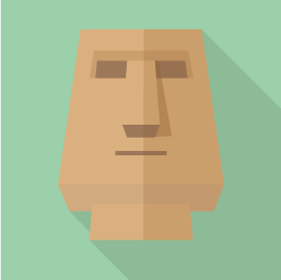 あなたのためのイラスト 驚くばかりアイコン モアイ 像 イラスト