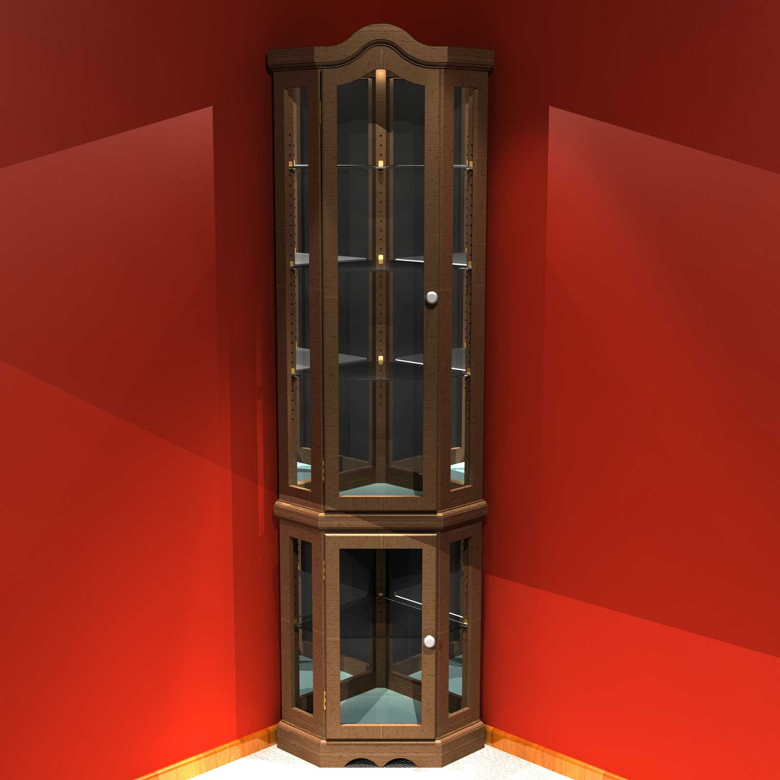 Bakes : Free woodworking plans for curio cabinets