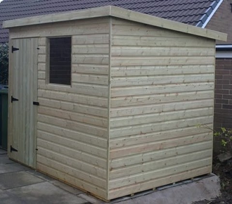 Rated 5 out of 5 stars. 8ft X 6ft Tanalised Pent Garden Shed Range