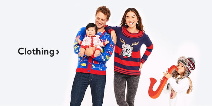 Shop big savings on clothing for the family