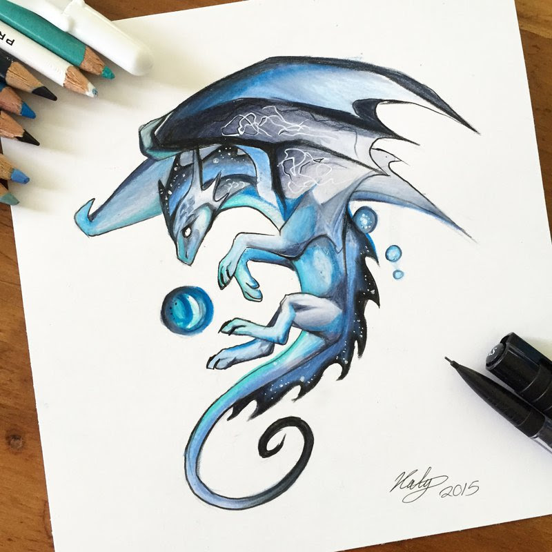 Easy Drawing Cool Drawings Of Dragons