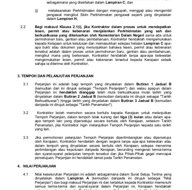 Surat Rasmi Permohonan Lanjutan Biasiswa - Contoh Adat