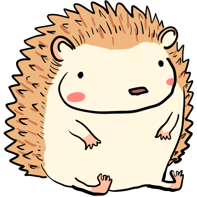 新着ゆるい 人 可愛い ハリネズミ イラスト 無料イラスト集