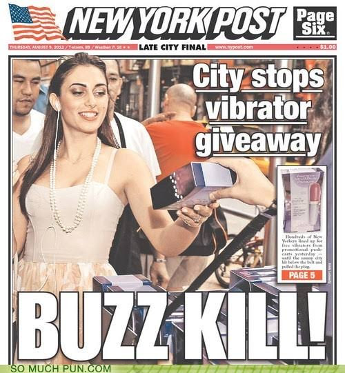 New York Post cover about Buzzkill.