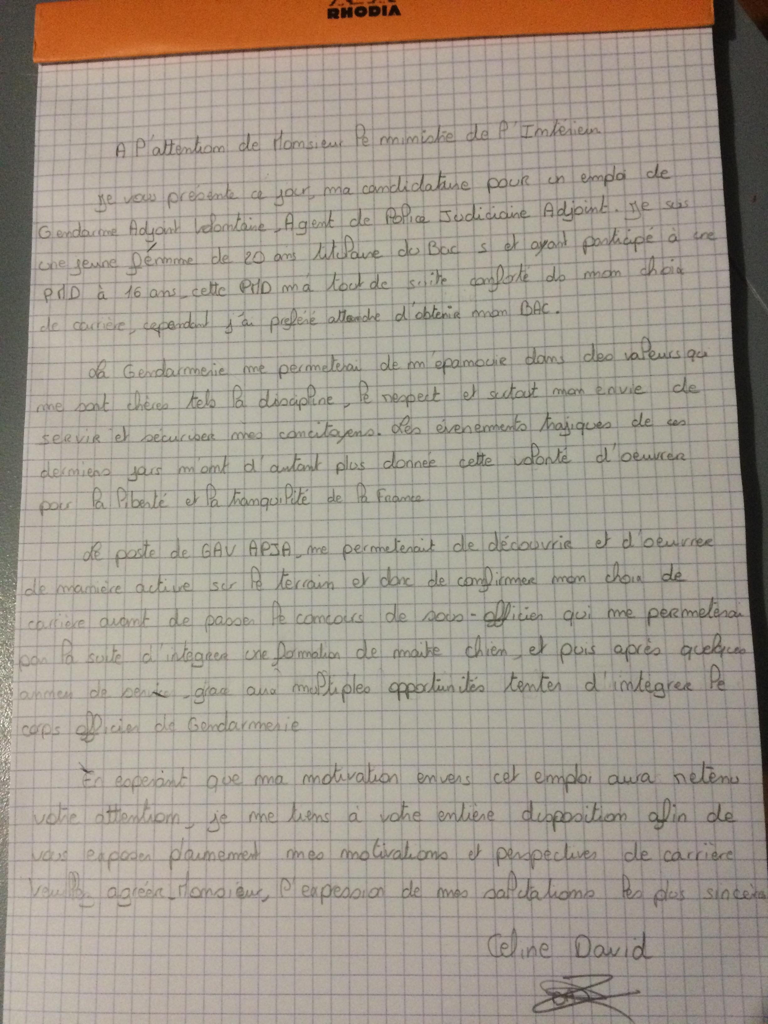 Lettre De Motivation Magasin Lidl  Perodua j