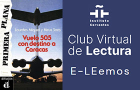 Cubierta de «Vuelo 505 con destino a Caracas». Club Virtual de Lectura E-LEemos.