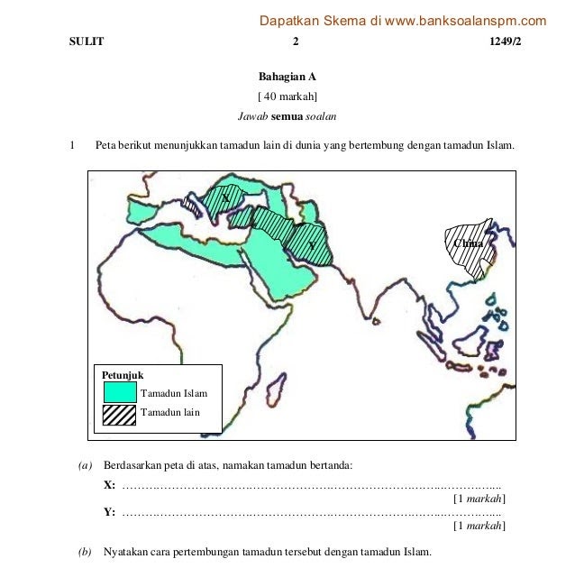 Skema Jawapan Sejarah Kertas 3 Pakatan Murni - Contoh Cuil