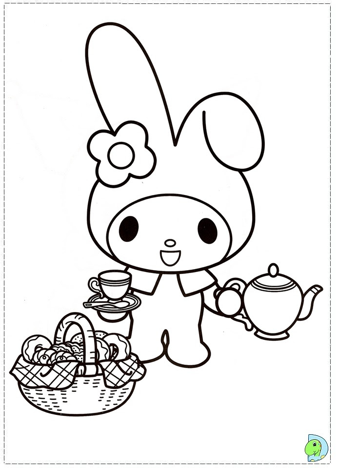 塗り絵 無料 キャラクター サンリオ 最高のキャラクターイラスト