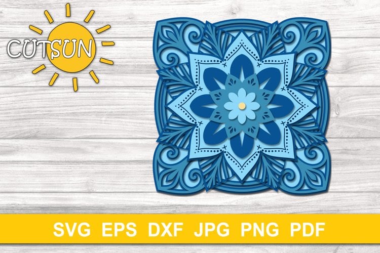 Download Layered Elephant Mandala Svg - Free Layered SVG Files