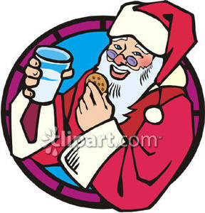 They are available in the form of printed clipart images and anyone, who wishes to use them for their work, is free to cut them and paste it over their document. Santa Eating Christmas Cookies Clipart Panda Free Clipart Images