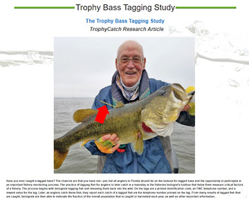 TrophyCatch Season of Research