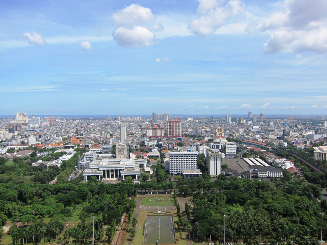 Pemandangan Kota Jakarta Dari Atas Gambar Terbaru HD