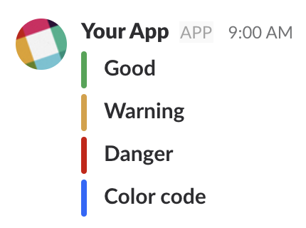 Slack 文字 の 色