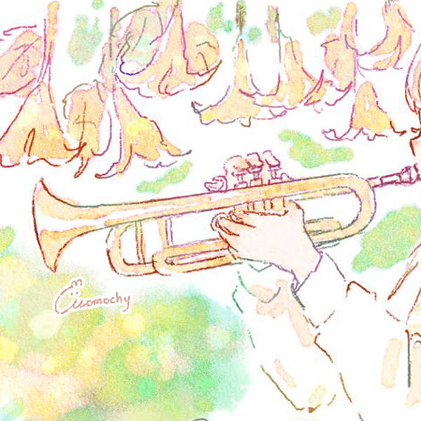 最新 トランペット吹奏楽部 かわいい おしゃれ トランペット イラスト バンドリ アニメ画像
