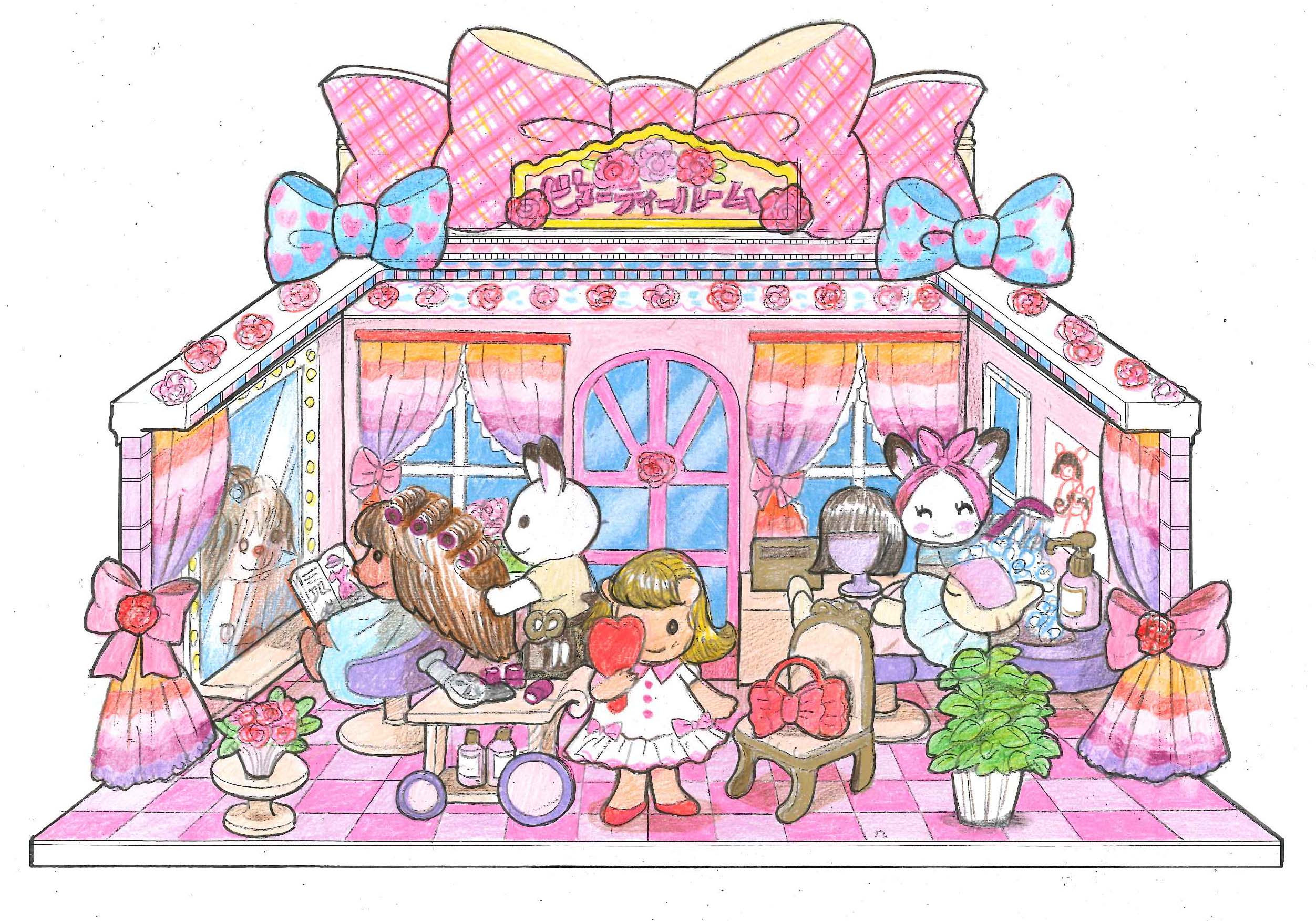 最高のイラスト画像 元のシルバニア ファミリー イラスト