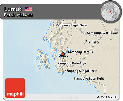  Map  Of Lumut  Malaysia  Maps  of the World