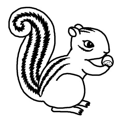 あなたのためのイラスト トップ100リス イラスト 白黒