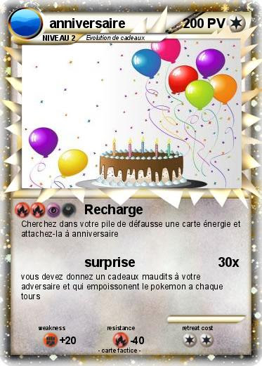 Carte Anniversaire Pokemon Wizzyloremaria Official