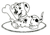 Create a 101 dalmatians coloring masterpiece by simply downloading and printing this cute coloring page. 101 Dalmatians Coloring Pages Free Coloring Pages
