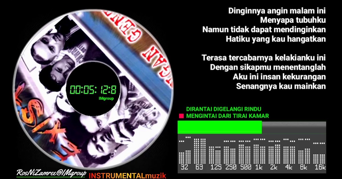 dirantai digelangi rindu lirik