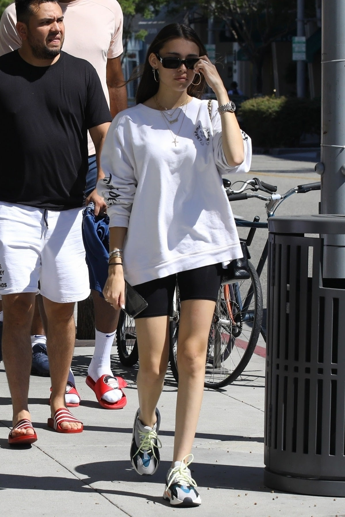 Toughen up a floral dress with a leather bomber jacket or meet the girls for day drinks in an embroidered bomber jacket. Madison Beer Beverly Hills June 13 2018 Star Style