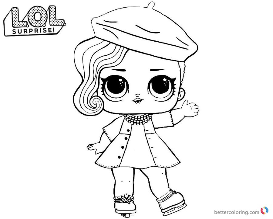 lol surprise coloring stardust queen  coloring and drawing