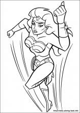 Let's finish up this poster and have something to make our friends jealous. Wonder Woman Coloring Pages On Coloring Book Info