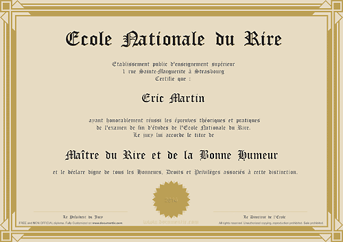 Diplome du meilleur papa à imprimer. Diplomes Gratuits