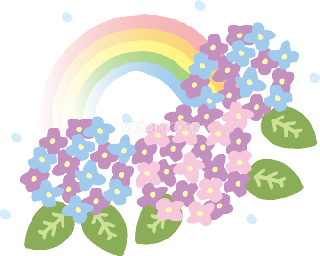 最高の紫陽花 イラスト 簡単 アニメ画像