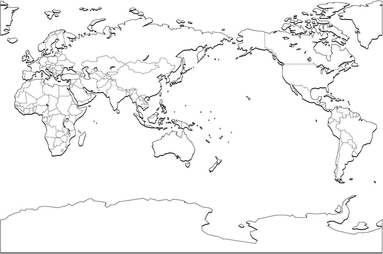 100 Epic Best国境 世界 地図 白地図 最高のカラーリングのアイデア