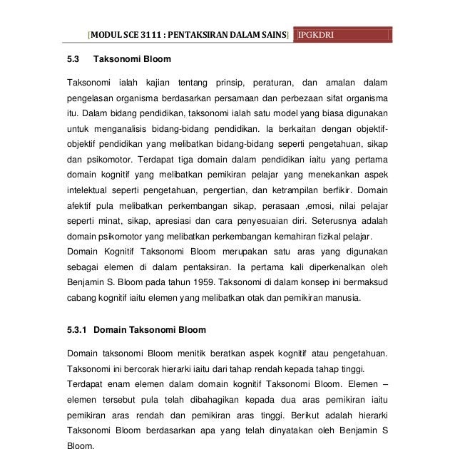 Contoh Soalan Objektif Aras Aplikasi - Gerotoh