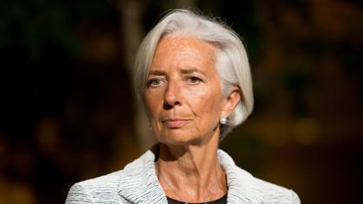 International Monetary Fund Managing Director Christine Lagarde.