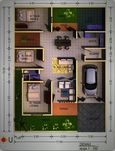 Contoh Desain Rumah  Minimalis  Ukuran  8 X 12  Berpenghuni