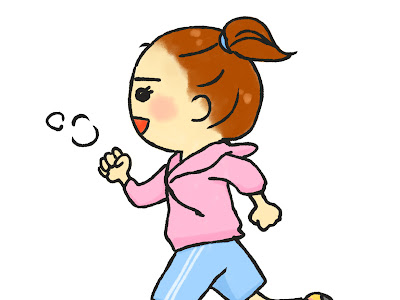 走る イラスト 可愛い 144232