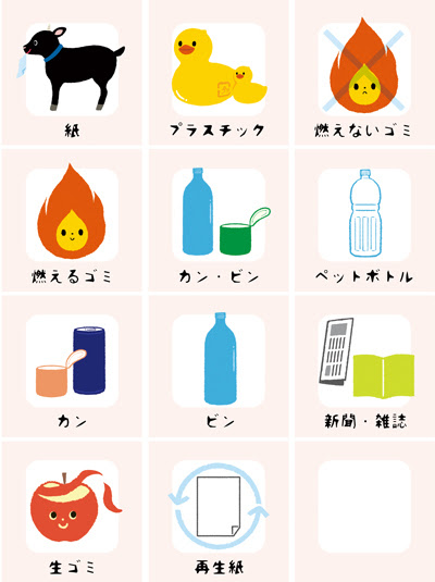 最高のイラスト画像 最高ゴミ分別 イラスト フリー