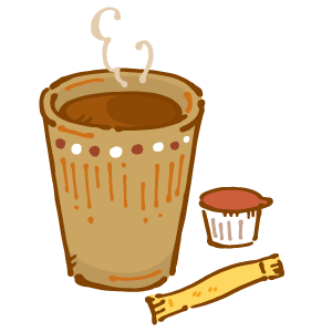 無料イラスト画像 心に強く訴える紙 コップ ホット コーヒー イラスト
