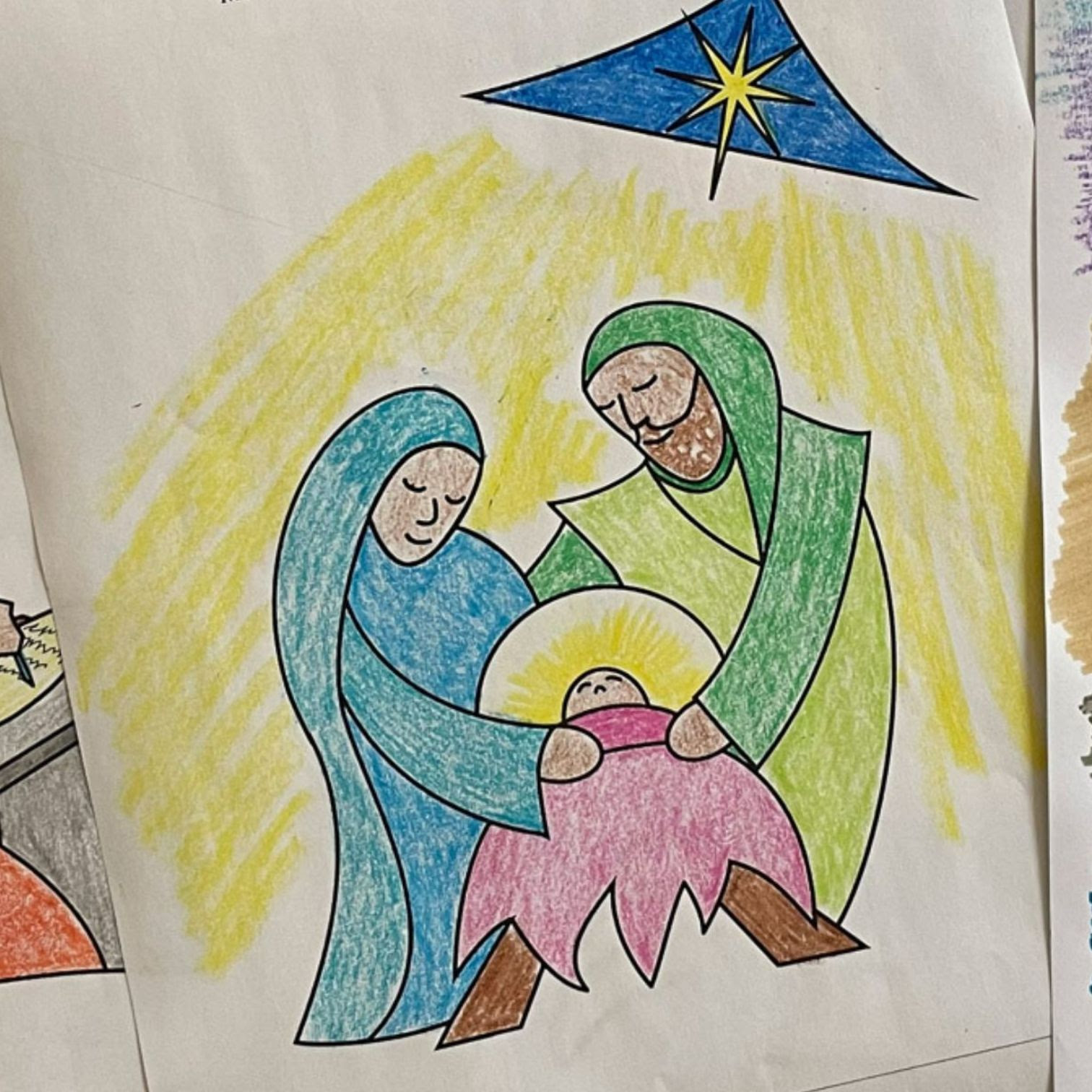 Advent Unwrapped Story Colouring Book