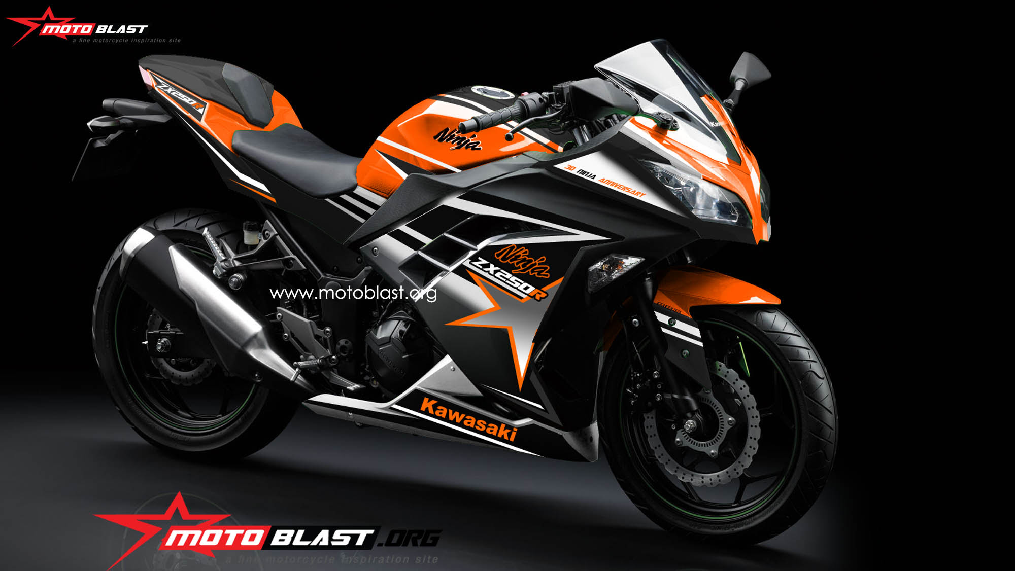 24 Modifikasi Ninja Rr Orange 2015