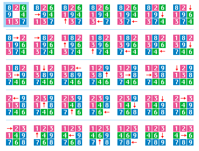 おしゃれな スライドパズル コツ 25 トップイラスト