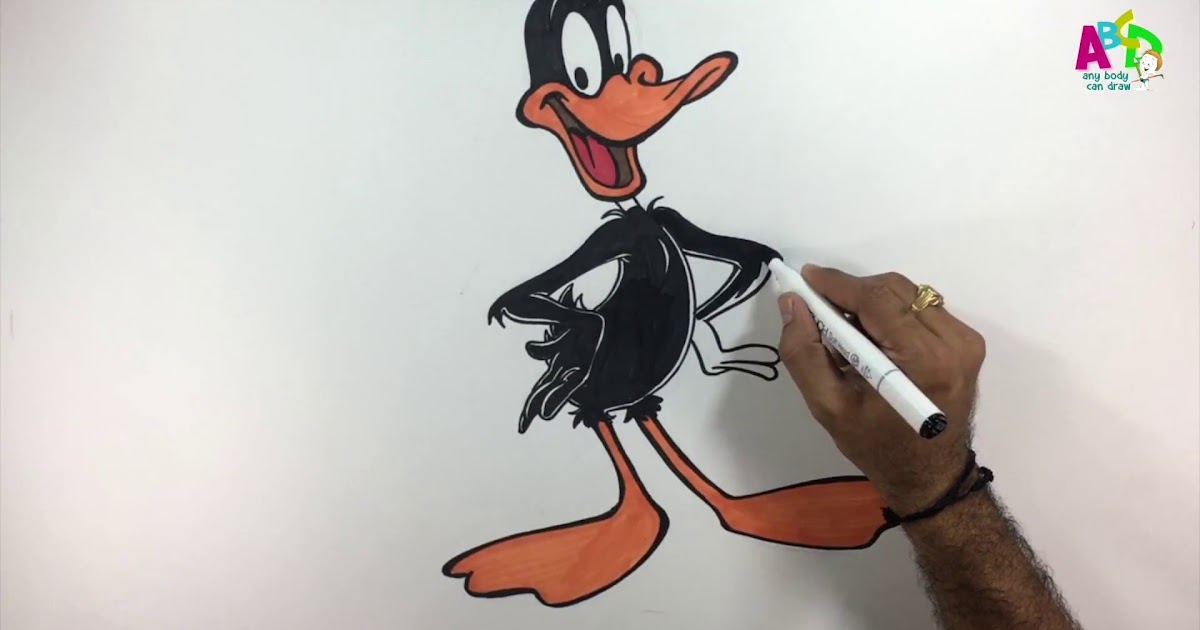 How To Draw Daffy Duck