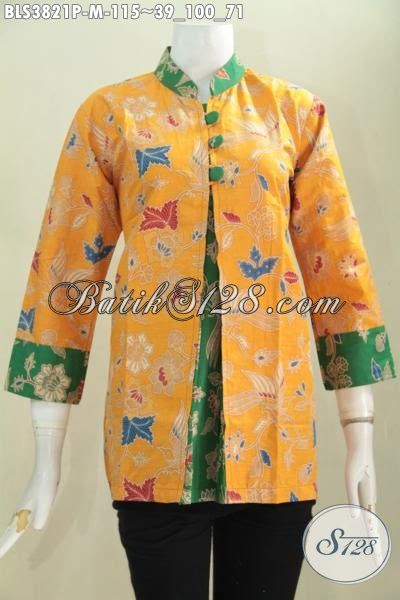 Gambar Batik Warna  Kuning 