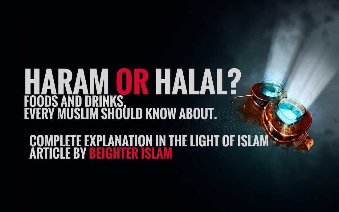 Please give me a detailed answer. Halal Haram Of Food Drinks Brighter Islam Recite Quran Hadith S Prayers