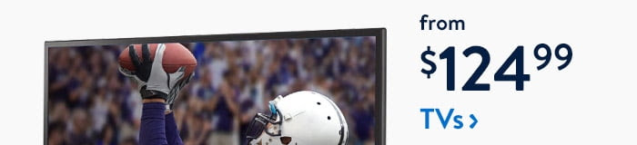 TVs for the big game from $124.99