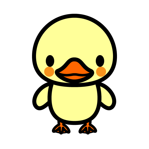 子供向けぬりえ トップ100 アヒル イラスト 無料