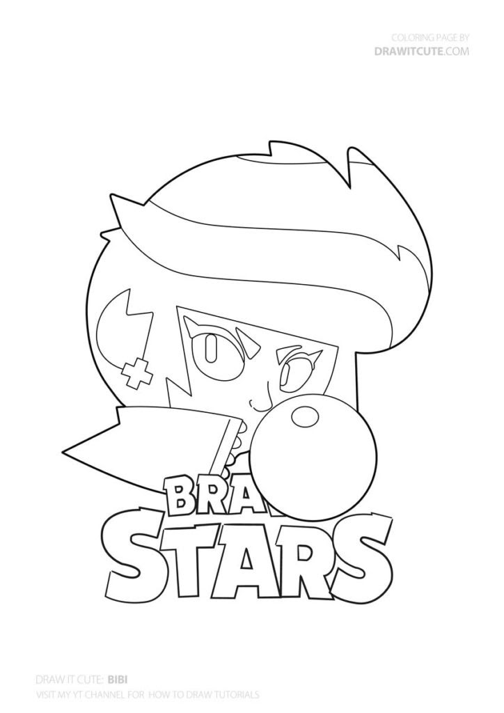 Coloring Pages Rysunki Z Brawl Stars Coloring And Drawing